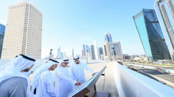 «طرق دبي» تفتتح جسراً طوله 1000 متر بين شارعي الشيخ زايد وخليفة بن زايد